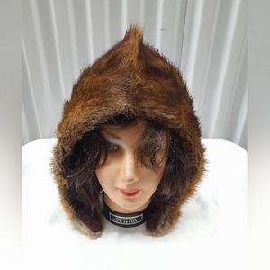 Marten fur winter hat